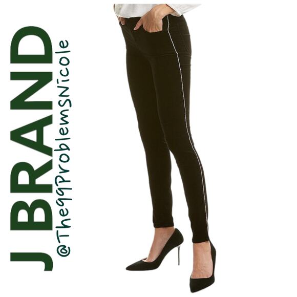 J Brand Pants - J BRAND Maria Cosmopolitan High Rise Jewel Stripe Pants
